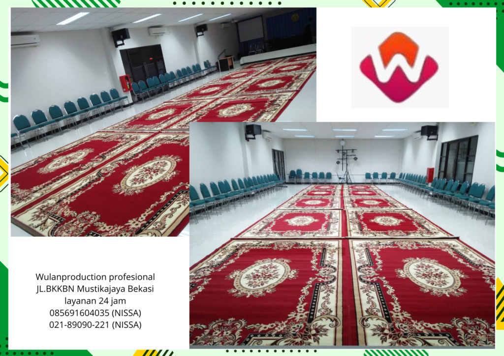 Rental Karpet Permadani Merah Event Cluster Livingstone Cibubur