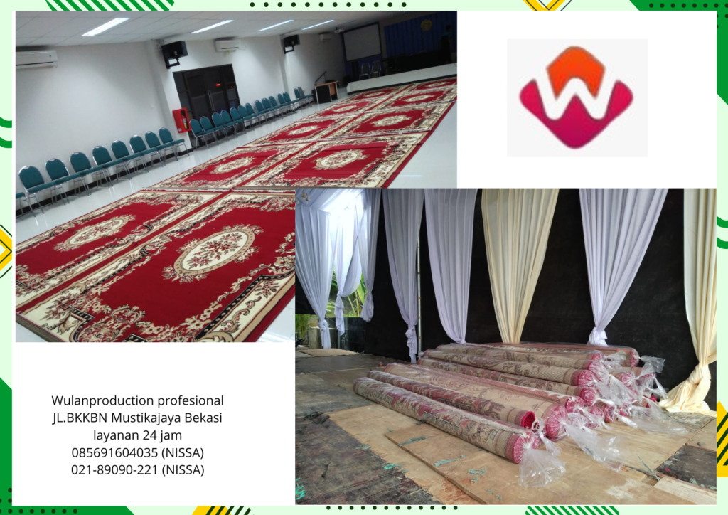 Rental Karpet Permadani Merah Event Cluster Livingstone Cibubur