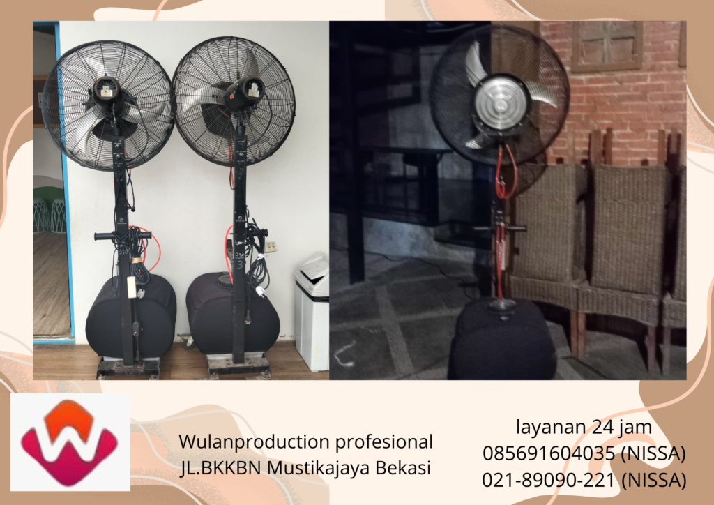 Sewa Kipas Uap Air Misty Cool Area Bekasi