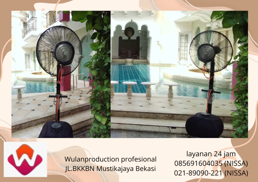 Sewa Kipas Uap Air Misty Cool Area Bekasi