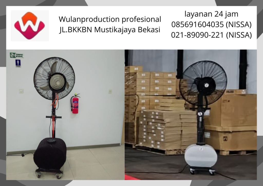 Sewa Misty Fan Kipas Uap Air Area Cikarang