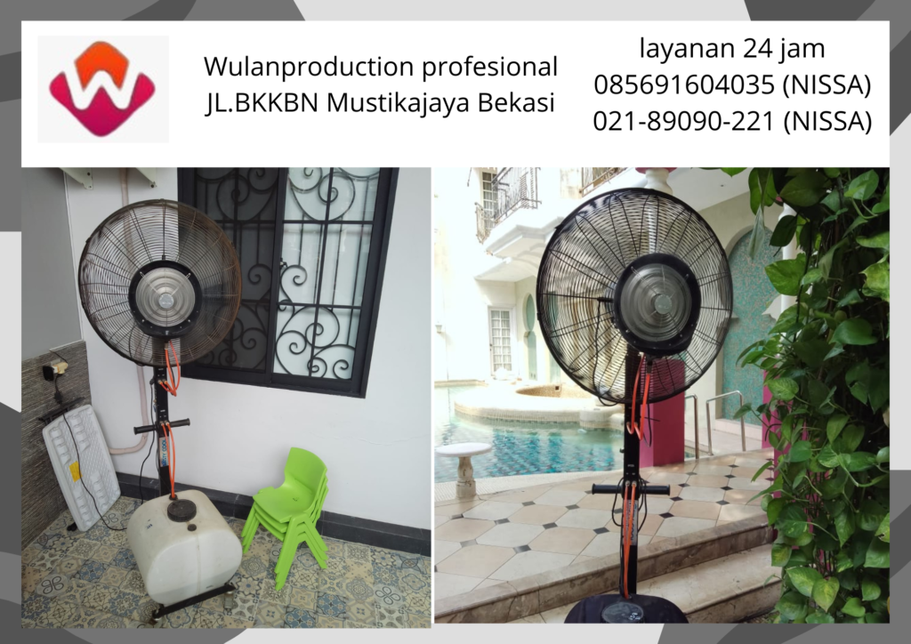 Sewa Misty Fan Kipas Uap Air Area Cikarang