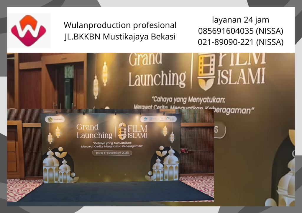 Sewa Backdrop Photo Booth Event UIN Tangerang