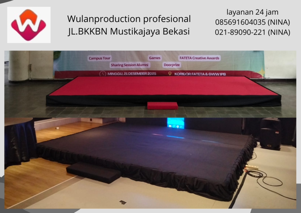 Sewa Panggung Tersedia Aneka Ukuran Ketinggian Area Jakarta