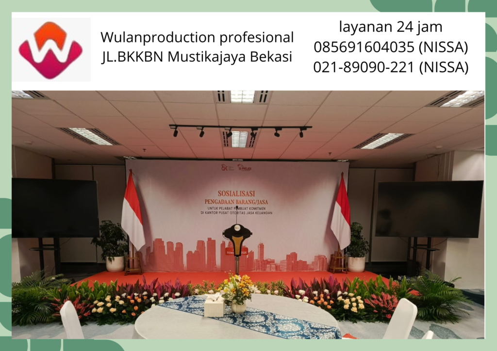 Vendor Sewa Panggung Podium lengkap Mini Garden Depok