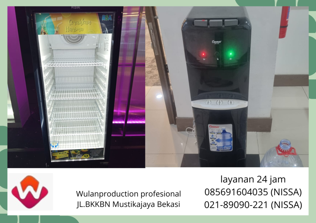 Rental Dispenser Dan Showcase Area Terdekat Bekasi