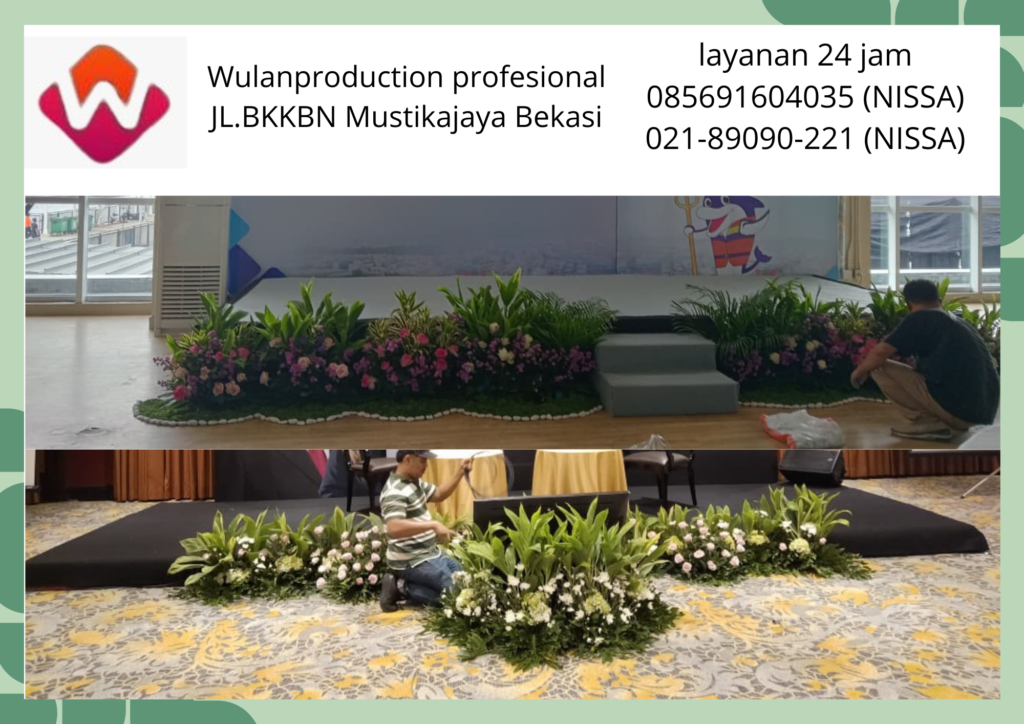 Vendor Sewa Panggung Podium lengkap Mini Garden Depok