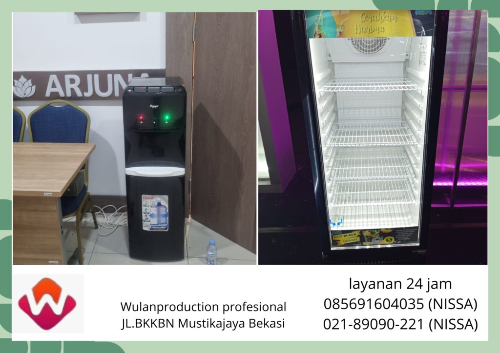 Rental Dispenser Dan Showcase Area Terdekat Bekasi