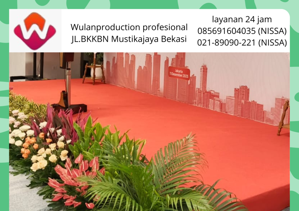 Rental Backdrop Polos Dan Panggung Karpet Merah jakarta