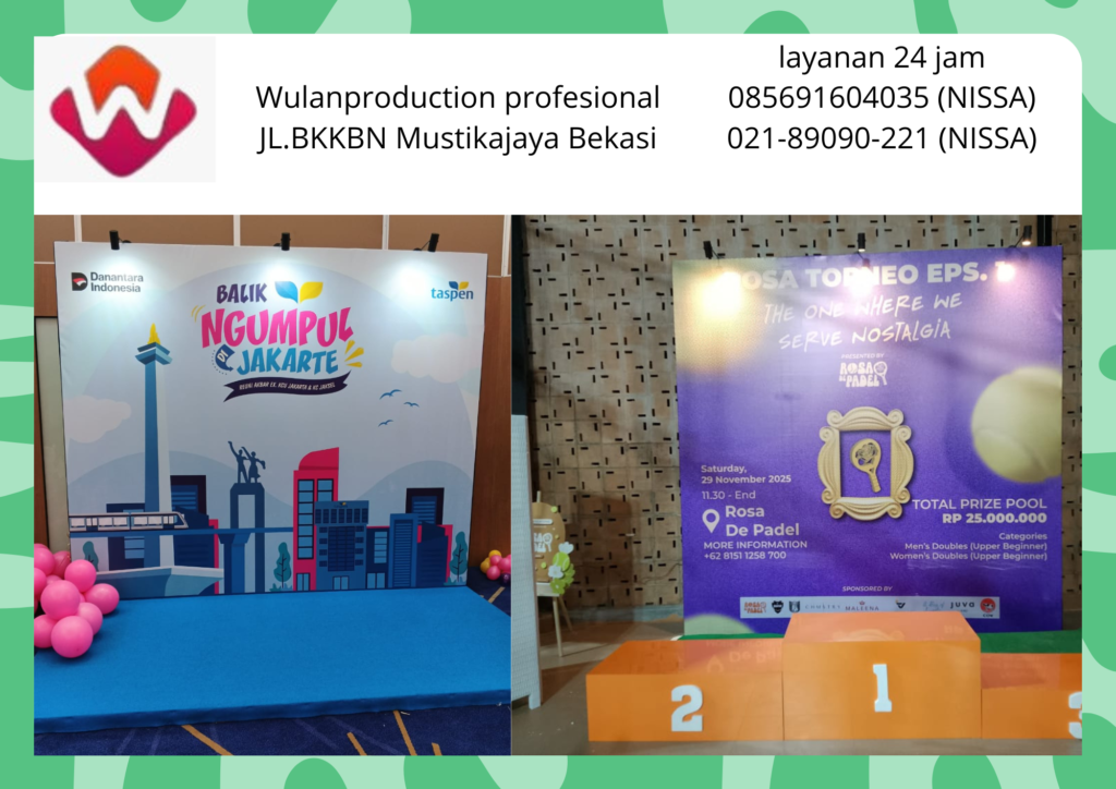 Sewa Dan Jual Backdrop Photo Booth Area jakarta