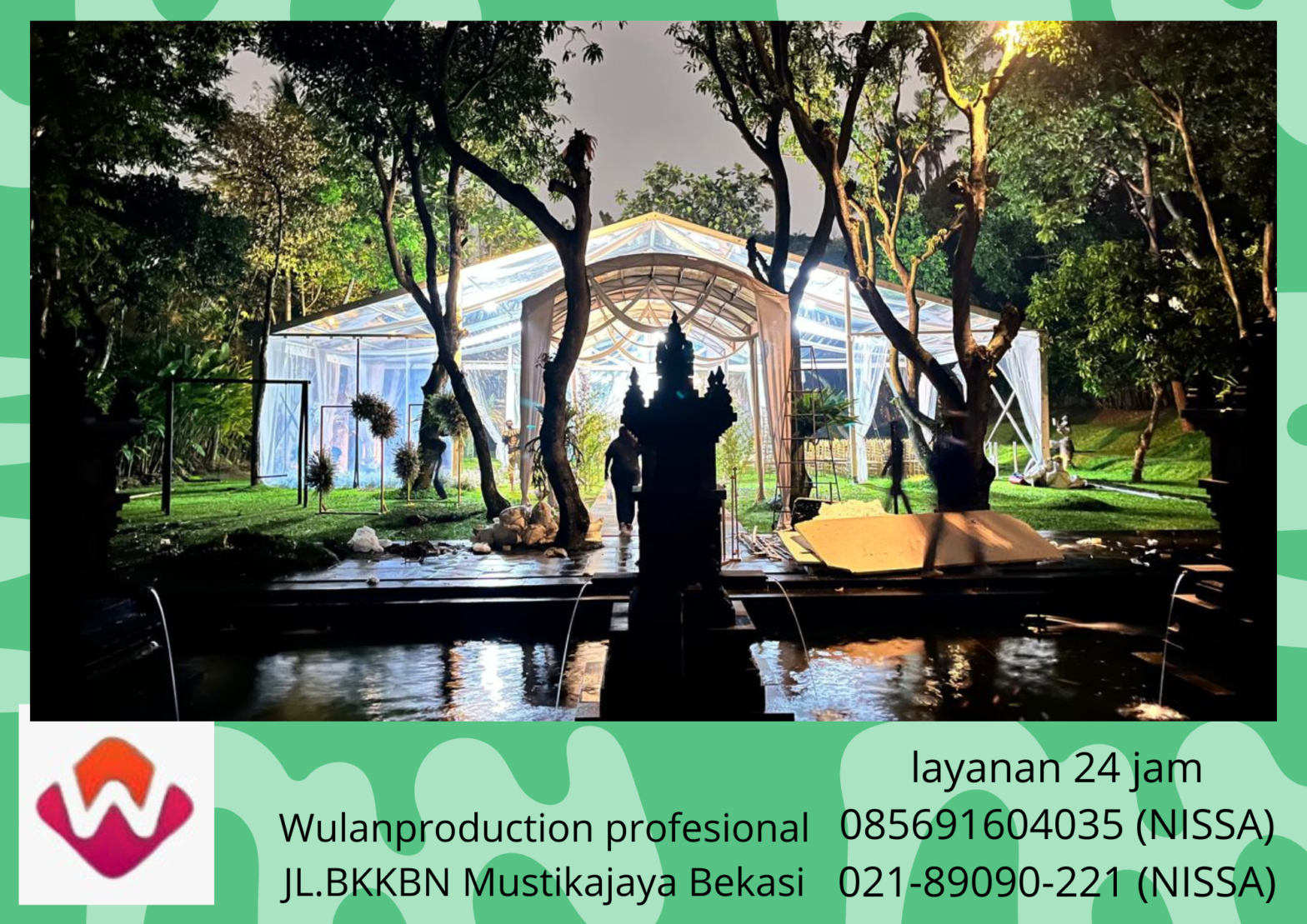 Rental Tenda Roder Dekorasi Area PIK2