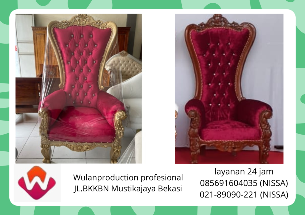 Jasa Sewa Kursi Syahrini Merah Event Perumahan Elit Jakarta