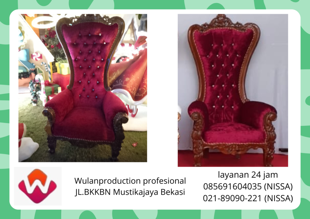 Jasa Sewa Kursi Syahrini Merah Event Perumahan Elit Jakarta