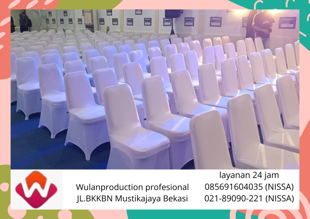 Sewa Meja Kotak Kursi Futura Cover Putih 