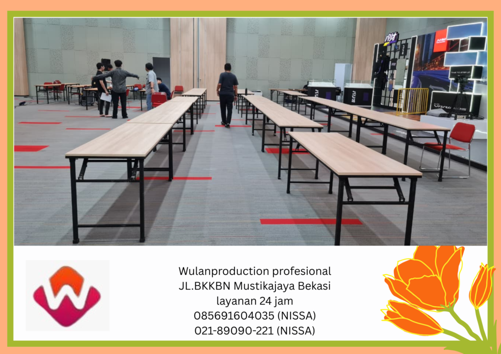 Rental Meja Ibm HPL 180x60 Cm Area Cikarang Bekasi
