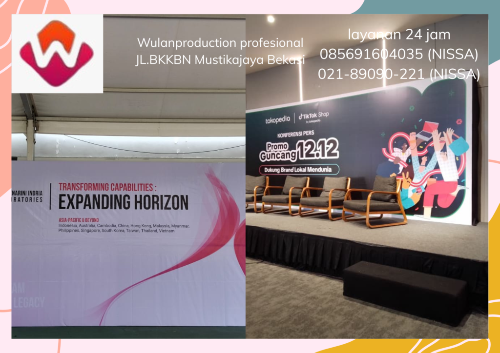 Rental Backdrop Photo Booth Area bandung