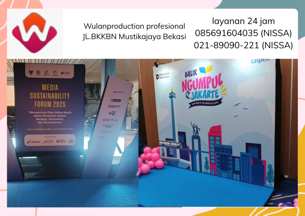 Rental Backdrop Photo Booth Area bandung