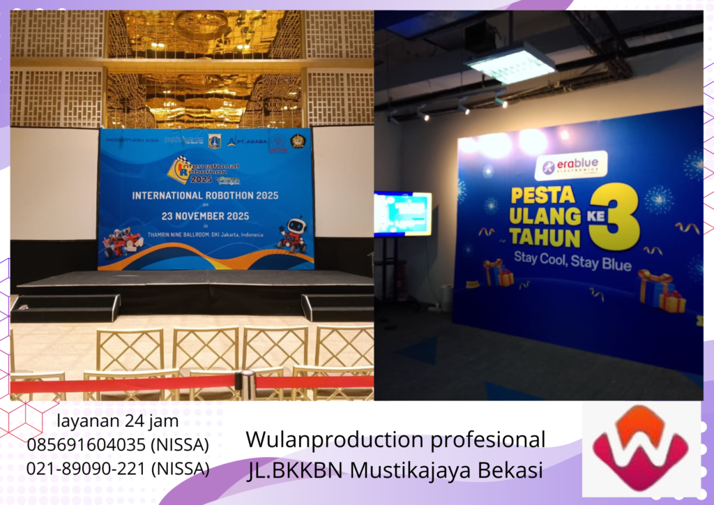 Rental Backdrop Photo booth Area Karawang