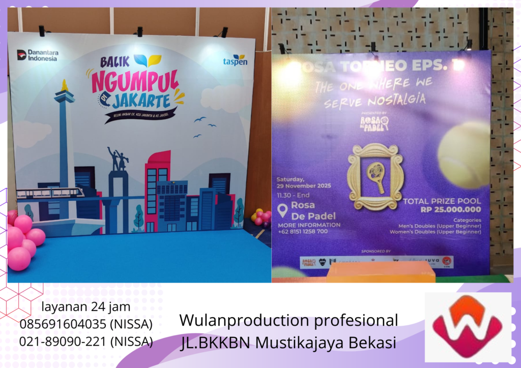 Rental Backdrop Photo booth Area Karawang