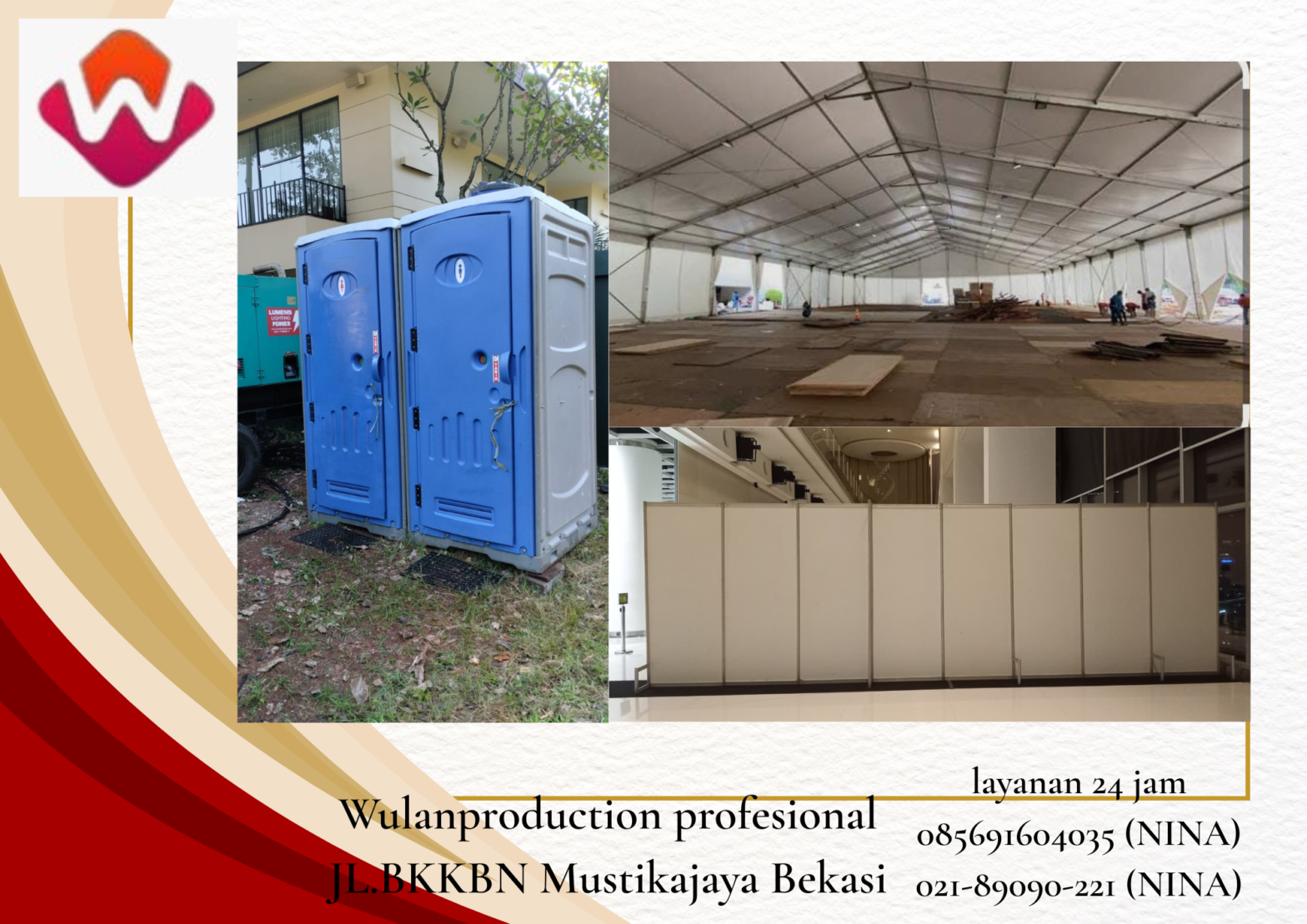 Rental Partisi Toilet Portable Dan Tenda Roder Jakarta