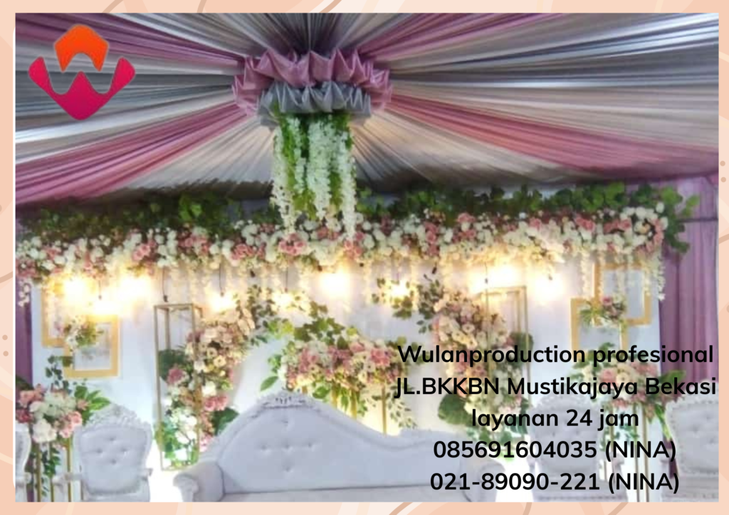 Jasa Dekorasi Bunga Segar Pelaminan Panggung Area Bogor