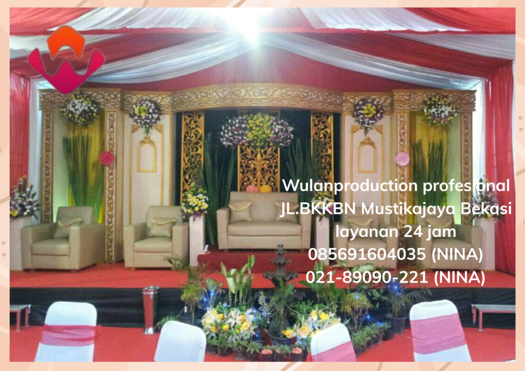 Jasa Dekorasi Bunga Segar Pelaminan Panggung Area Bogor