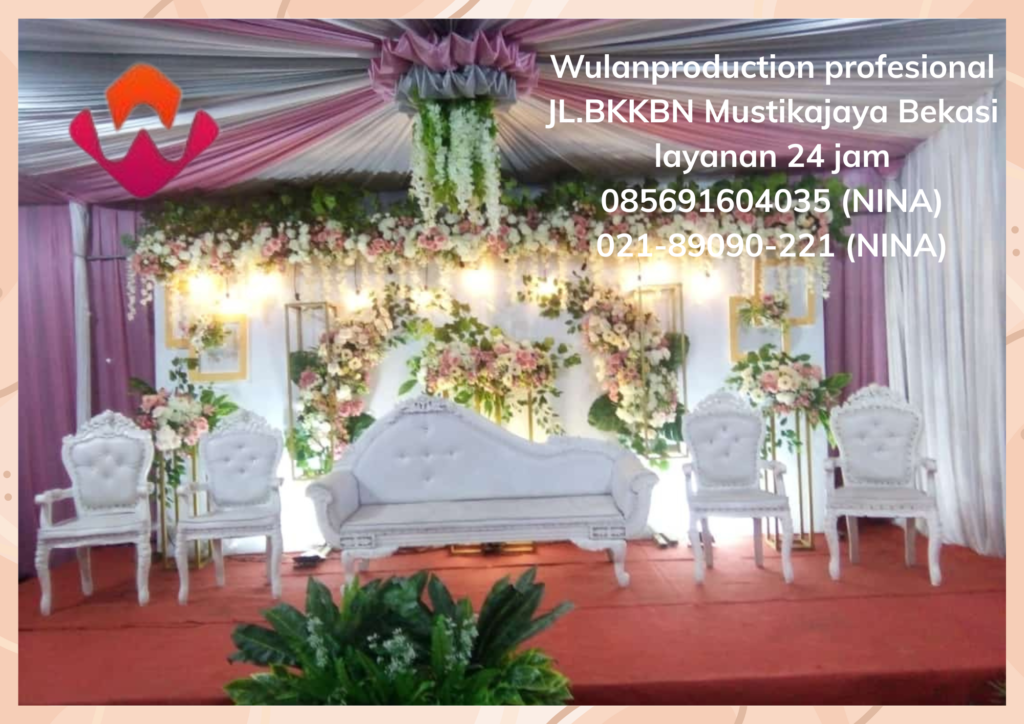 Jasa Dekorasi Bunga Segar Pelaminan Panggung Area Bogor