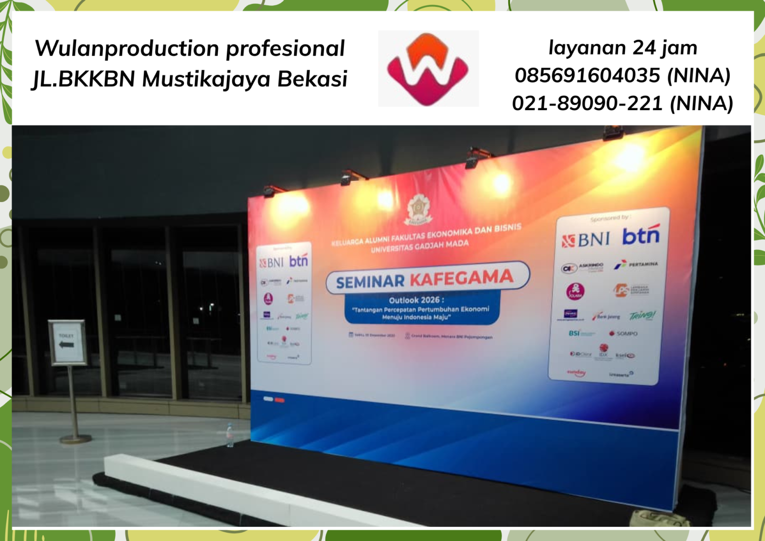 Jasa Pembuatan Backdrop Berkualitas Bagus Jakarta Pusat