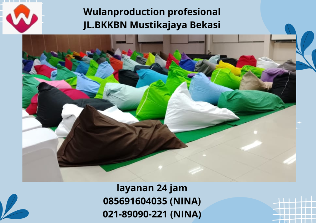 Pusat Rental Beanbag Aneka Ukuran Dan Warna Cikarang 