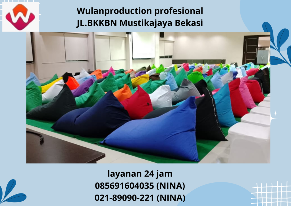 Pusat Rental Beanbag Aneka Ukuran Dan Warna Cikarang 