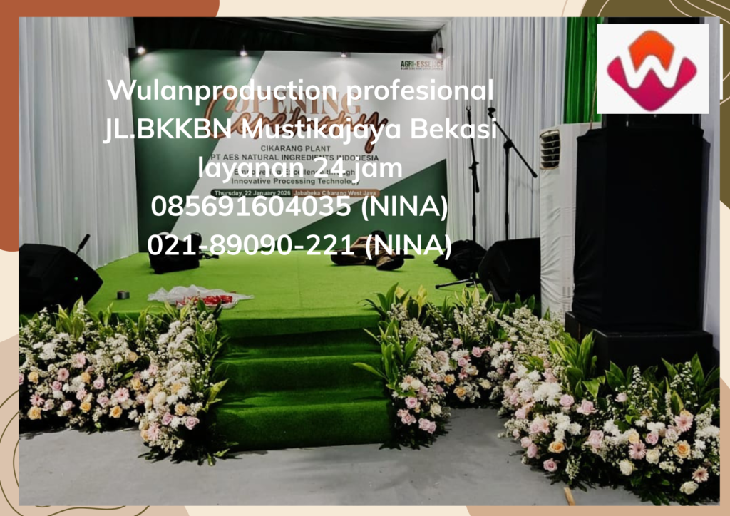 Pusat Sewa Panggung Mini Garden Karpet Area Jabodetabek