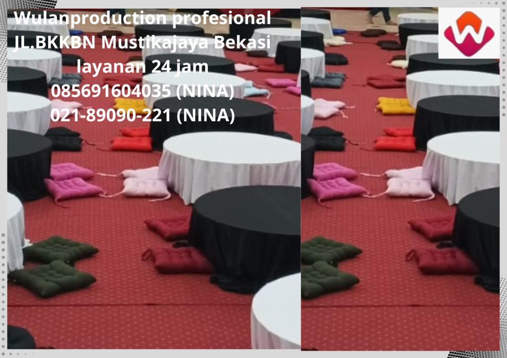 Rental Bantal Alas duduk Lesehan Cikarang