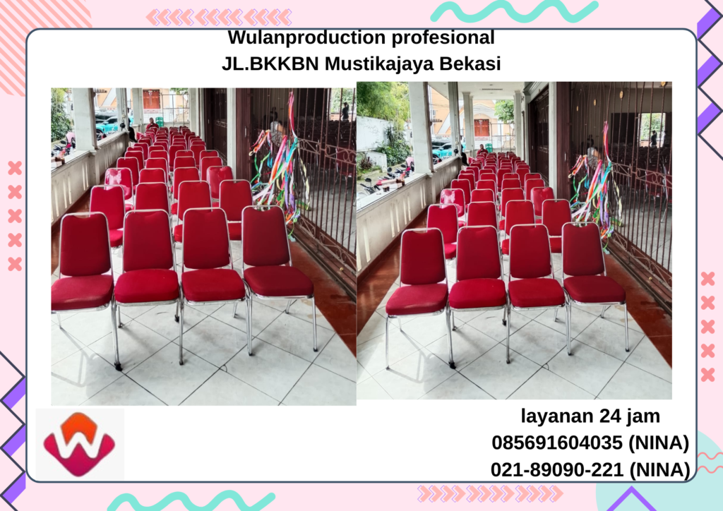 Rental Kursi Event Aneka Model Stok Banyak Area Jakarta
