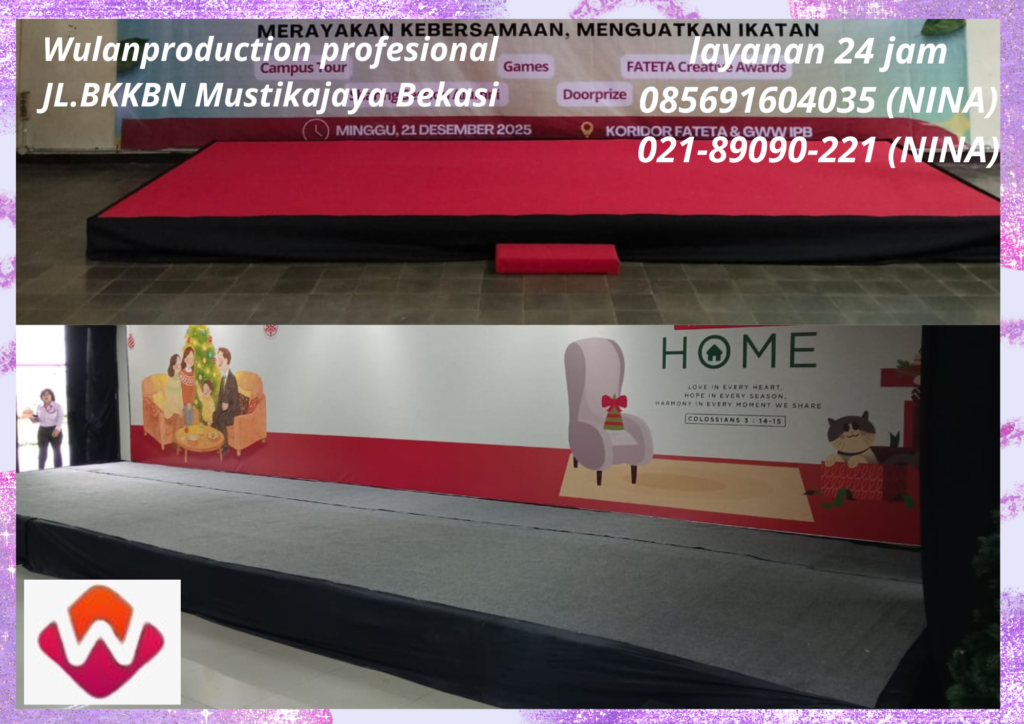 Rental Panggung Jakarta Free Cover Karpet