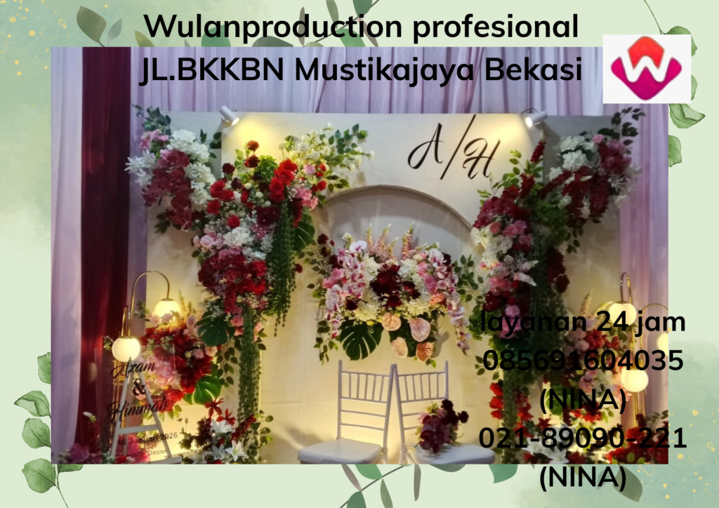 Sewa Backdrop Dekorasi Bunga Bandung