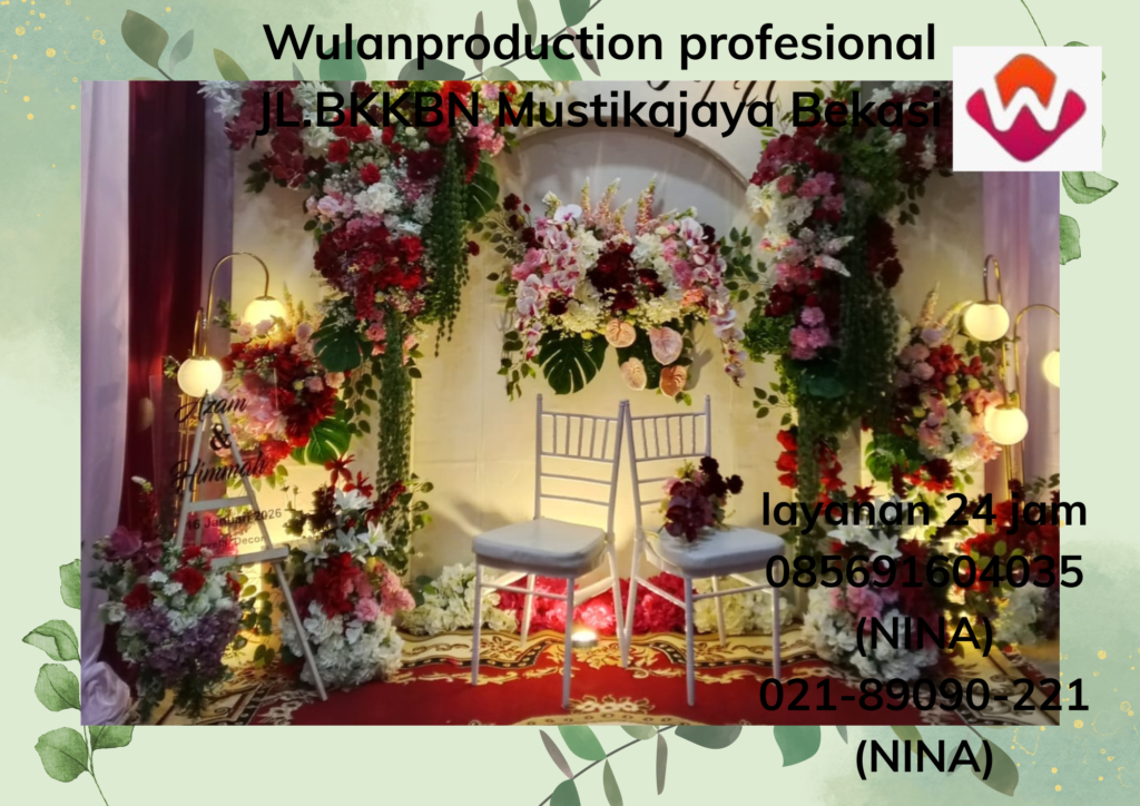 Sewa Backdrop Dekorasi Bunga Bandung