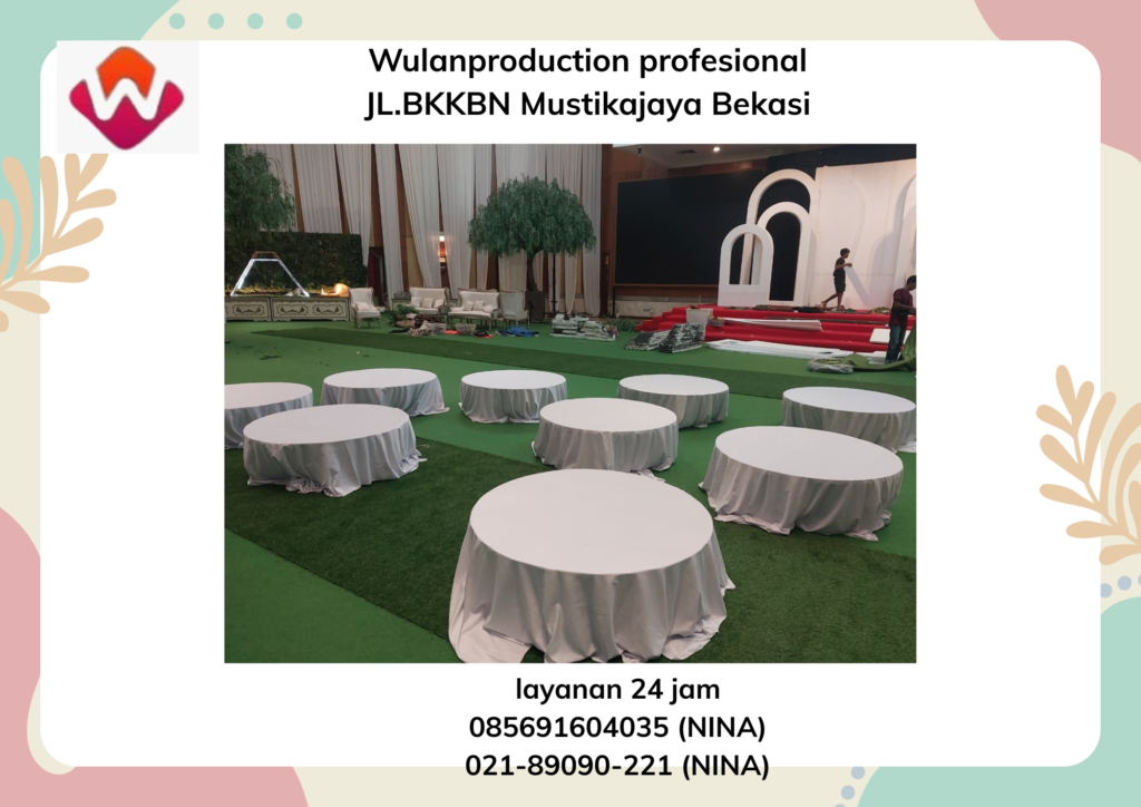 Sewa Meja Aneka Ukuran Dan Model Berikut Cover Area Jakarta