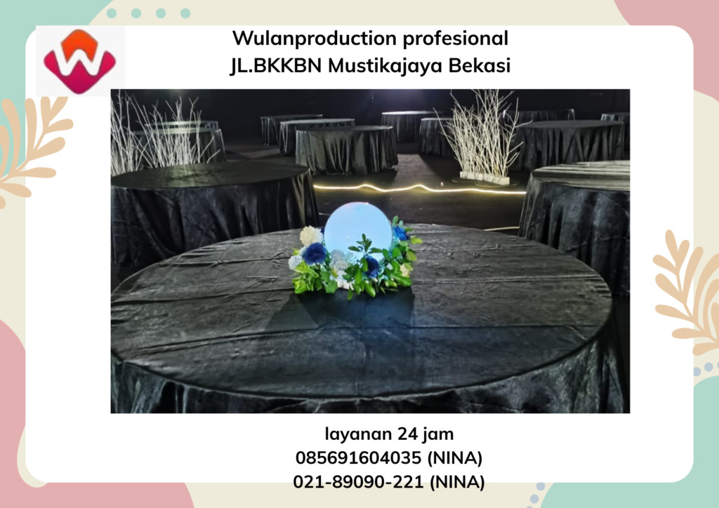 Sewa Meja Aneka Ukuran Dan Model Berikut Cover Area Jakarta