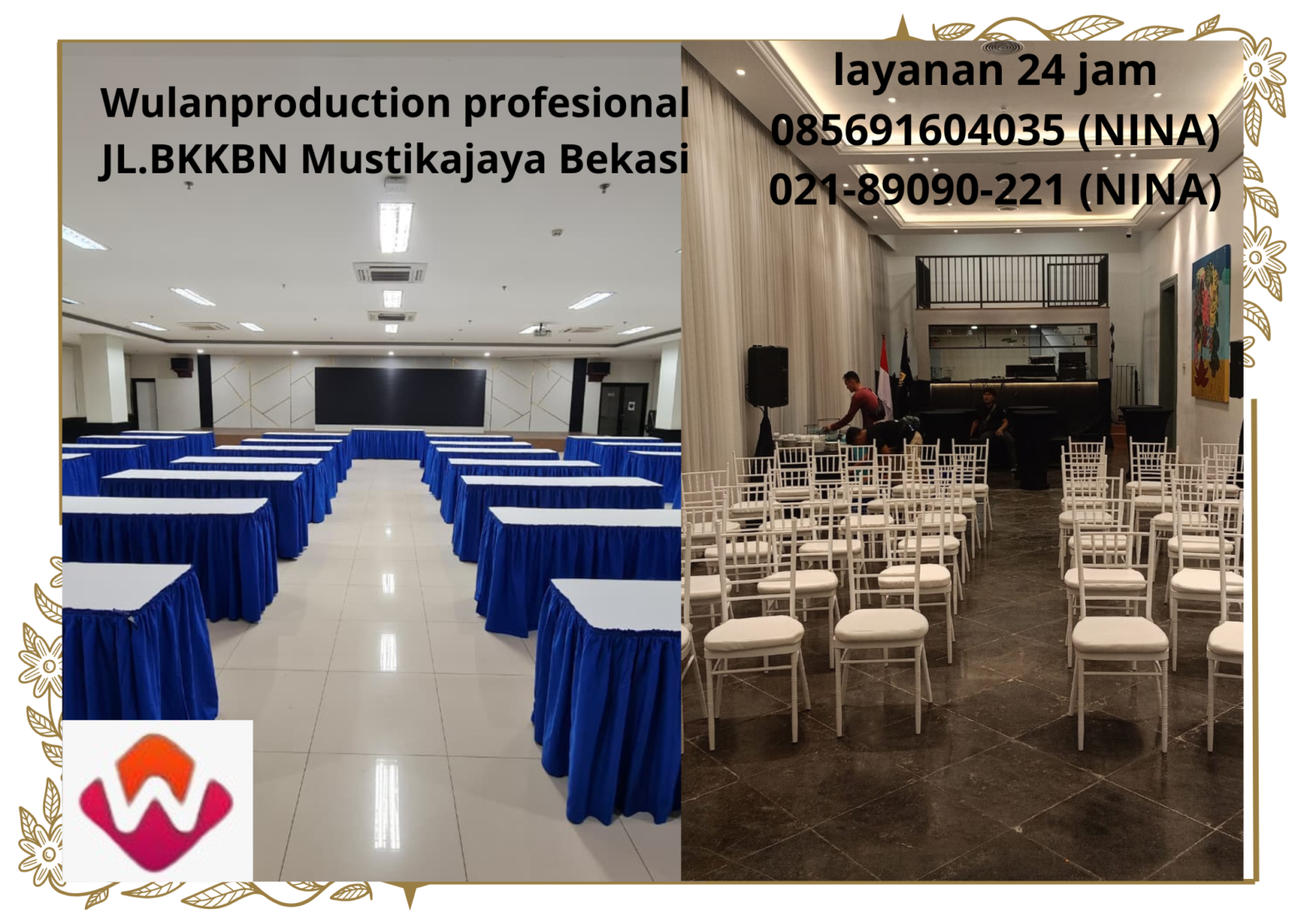 Sewa Meja Kursi Alat Catering Area Jakarta Selatan