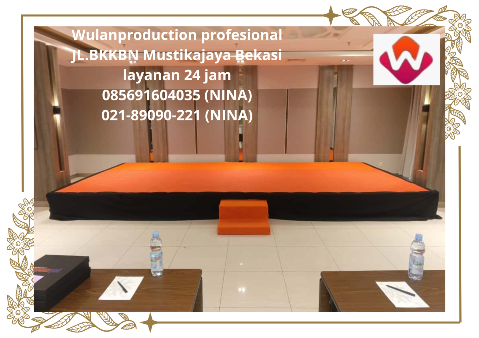 Sewa Panggung Aneka Pilihan Warna Karpet Area Depok