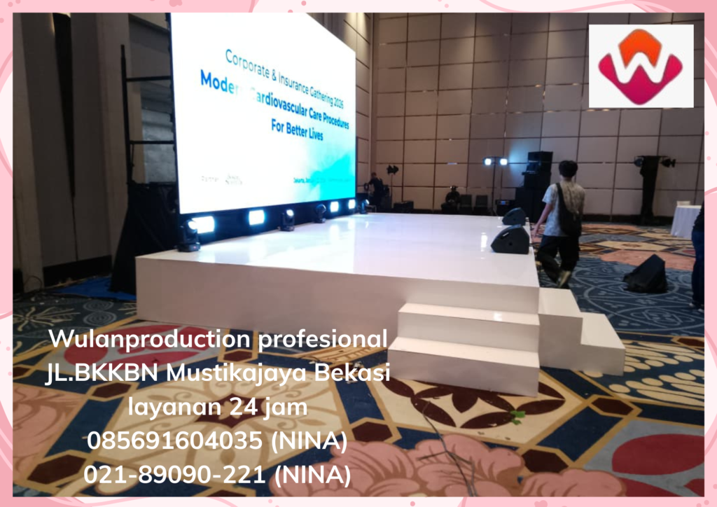 Sewa Stage Melamin Dan Backdrop Custom Fairmont Senayan
