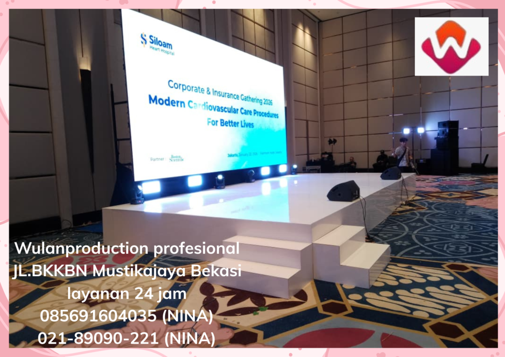 Sewa Stage Melamin Dan Backdrop Custom Fairmont Senayan