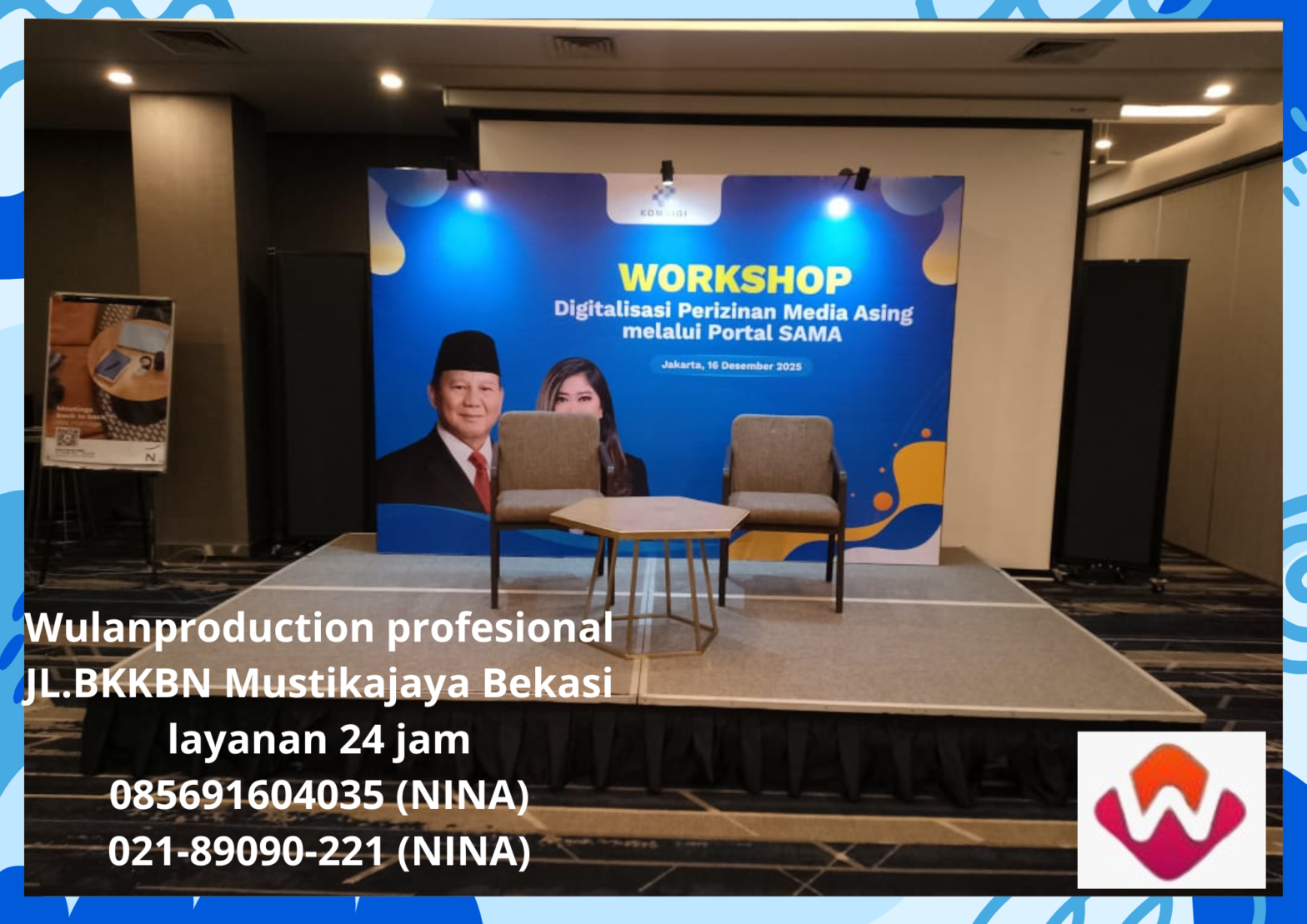 Sewa panggung Dan Backdrop Berkualitas Area Bsd