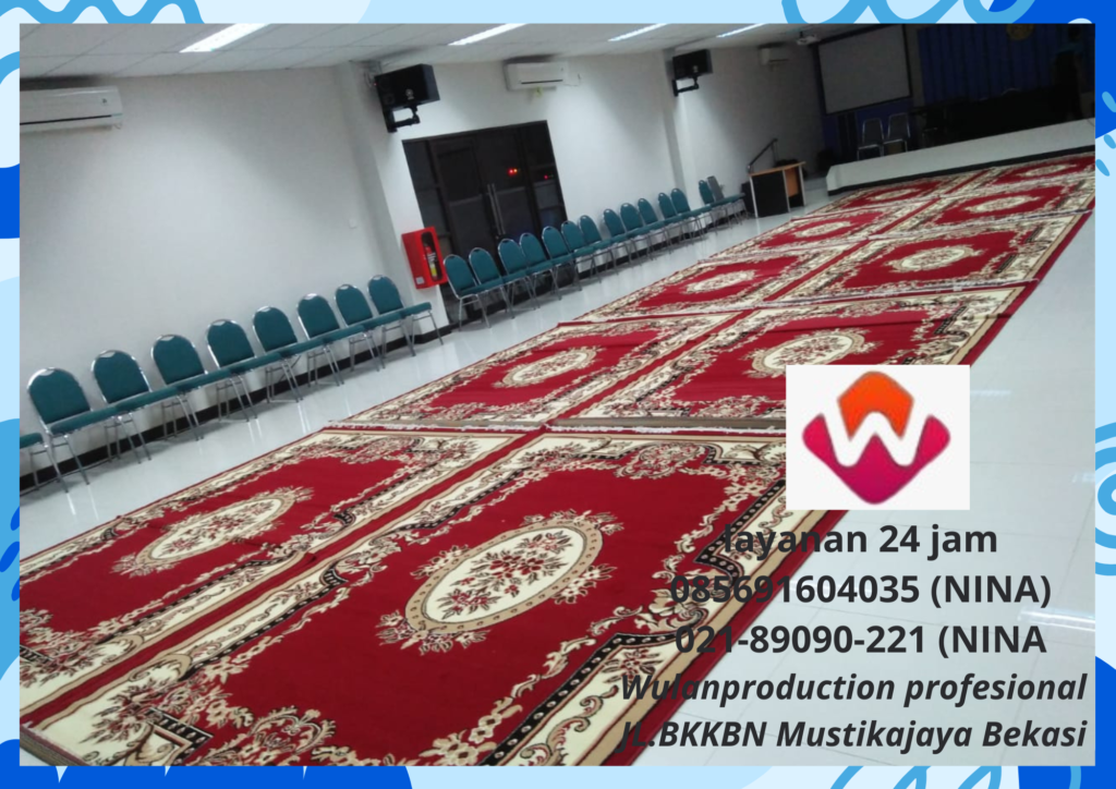 Sewa Meja Lesehan Karpet Permadani Event Ramadhan Jakarta