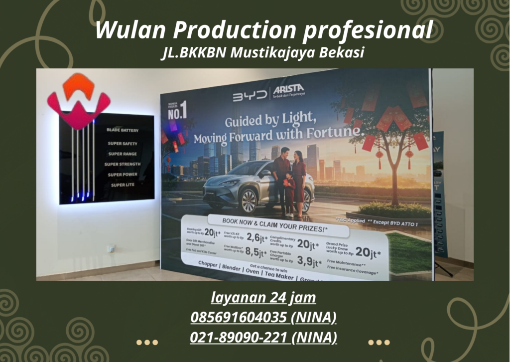 Sewa backdrop Event BYD Sunter