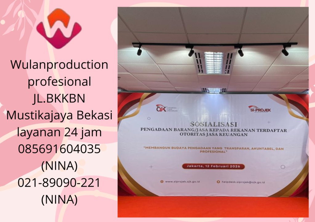 Jasa Backdrop Flexy China Free Ongkir Area Bogor
