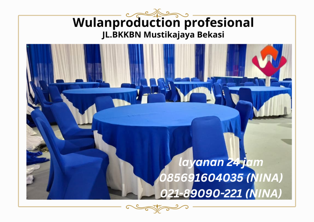 Jasa Sewa Kursi Pesta Lengkap Sarung Area Bogor 