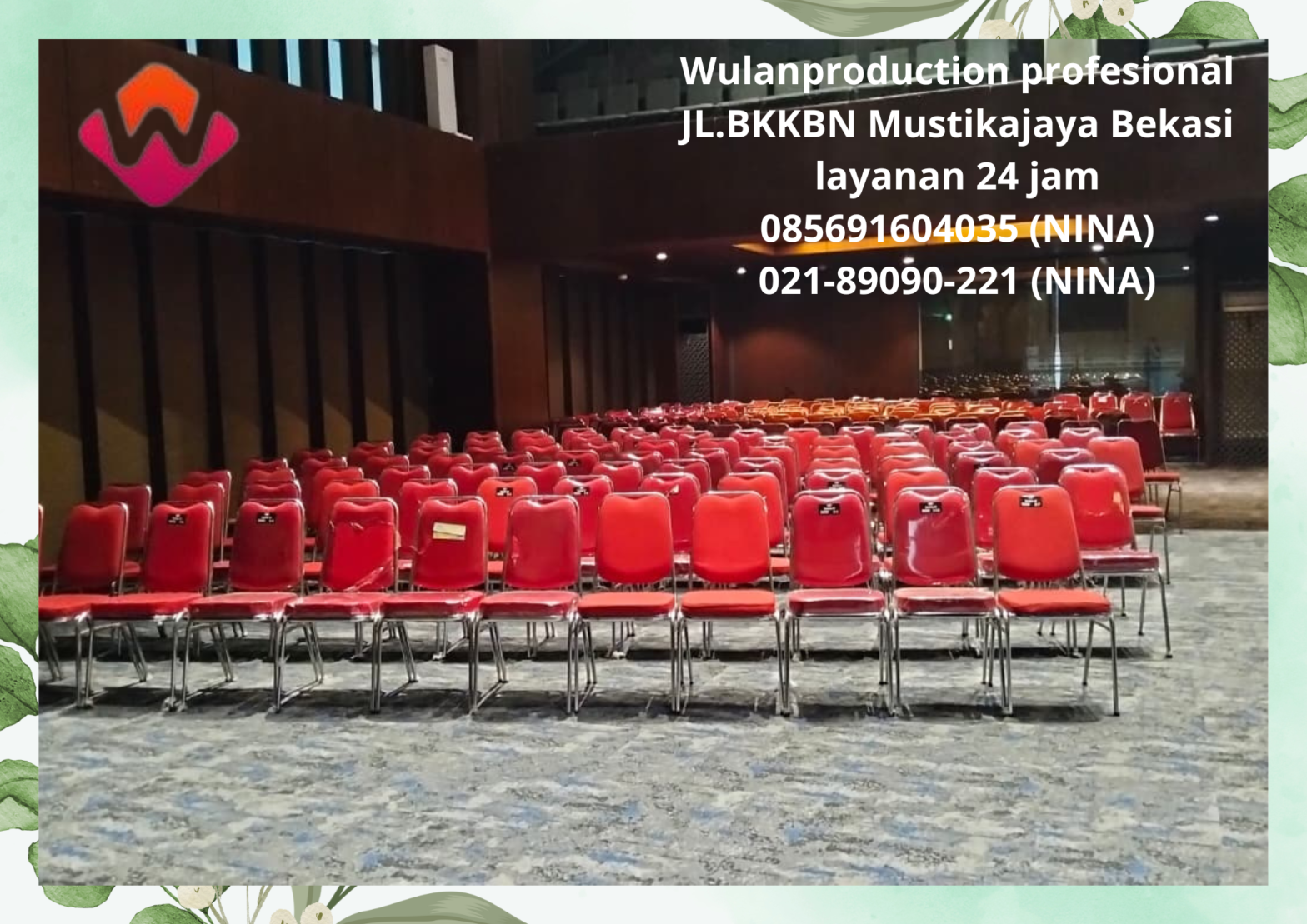 Jasa Sewa Kursi Susun Event Siap Kirim Area Cikarang