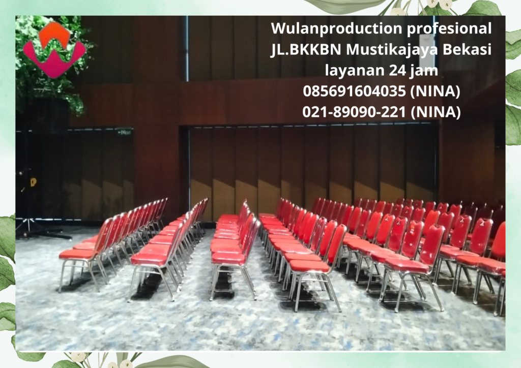 Jasa Sewa Kursi Susun Event Siap Kirim Area Cikarang