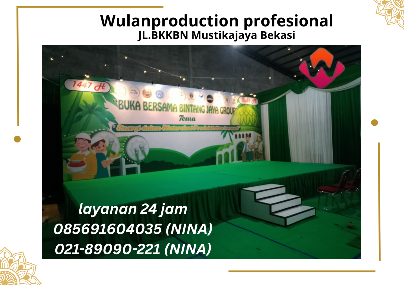 Jasa Sewa Panggung Karpet Backdrop Free Ongkir Cikarang